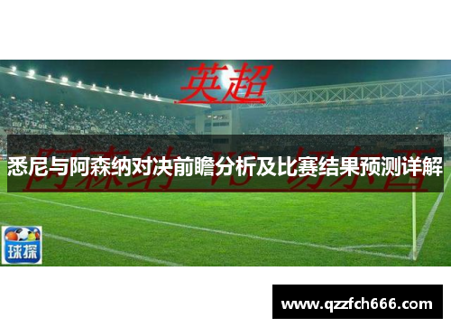 悉尼与阿森纳对决前瞻分析及比赛结果预测详解 悉尼与阿森纳对决前瞻分析及比赛结果预测详解