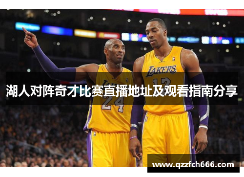 湖人对阵奇才比赛直播地址及观看指南分享